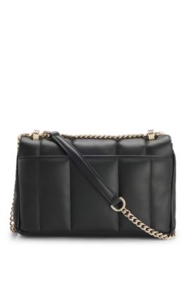 Shoulder bag with Double B monogram, Black