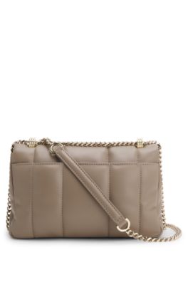 Shoulder bag with Double B monogram, Light Brown