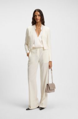 V-Neck Hardware One-Piece Swimsuit