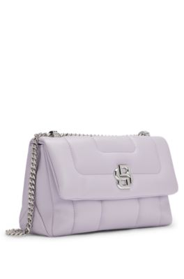Shoulder bag with Double B monogram, Light Purple
