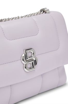 Shoulder bag with Double B monogram, Light Purple