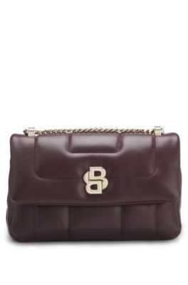 Shoulder bag with Double B monogram, Light Purple