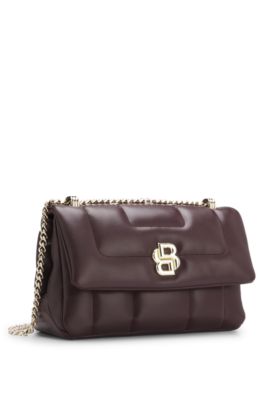 Shoulder bag with Double B monogram, Light Purple