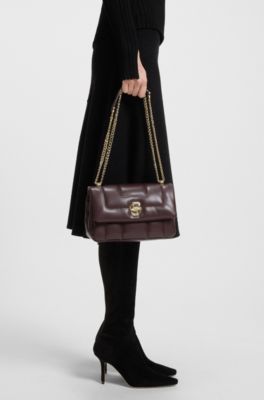 Shoulder bag with Double B monogram, Light Purple