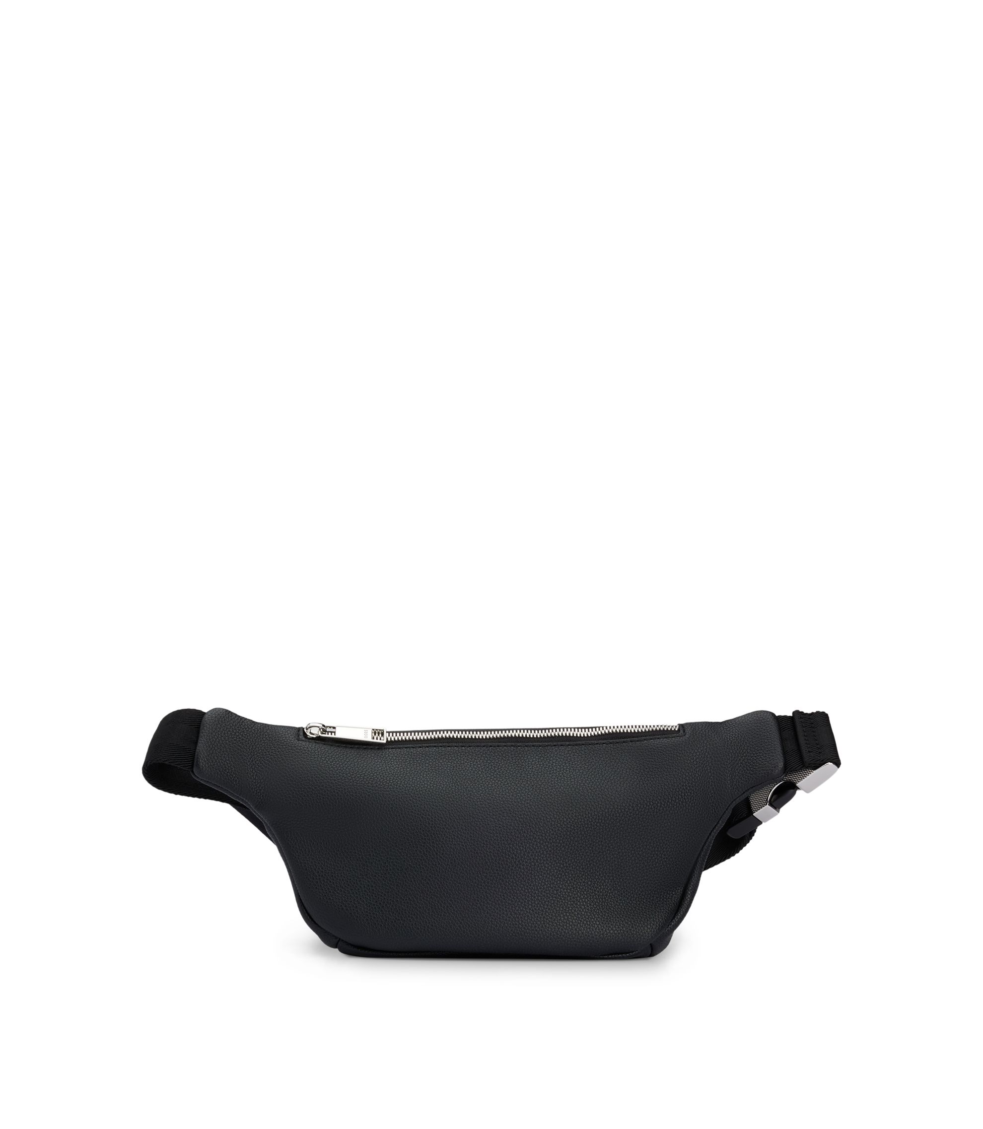 BOSS Belt bag in grained material Black