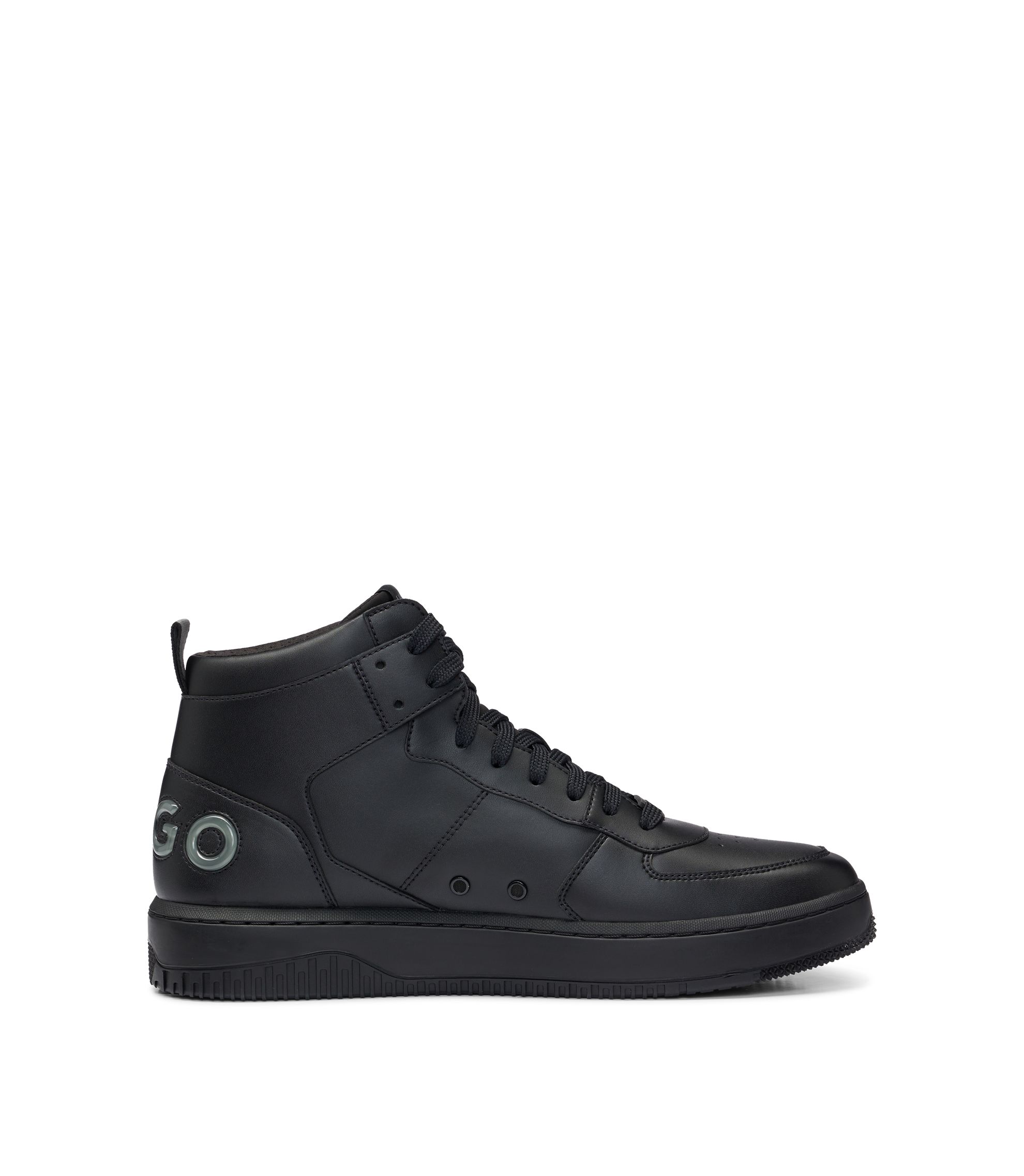 シューズ BOSS Jr. Hugo Boss Black Logo Slip On Sneaker Boys Black Shoes