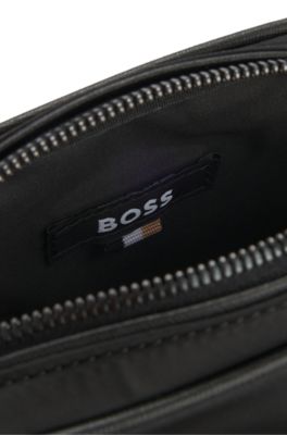 Reporter bag with Double B monogram hardware, Black