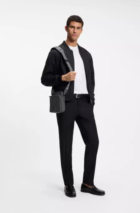 Reporter bag with Double B monogram hardware