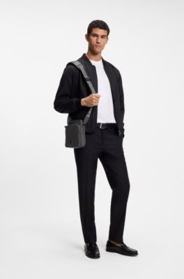 Reporter bag with Double B monogram hardware, Grey