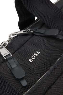 Porte-documents avec bandouli&egrave;re amovible, Noir