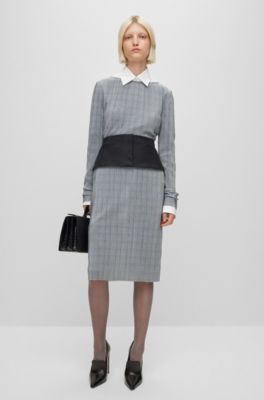 BOSS Woolblend cummerbund belt