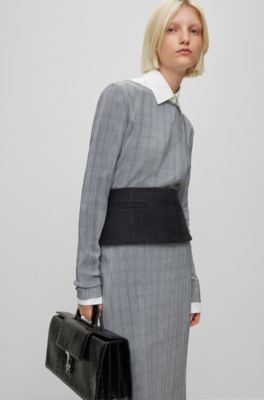 BOSS Woolblend cummerbund belt