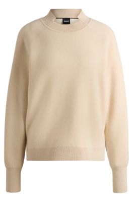 Hugo Boss Knitted Sweater In Virgin Wool And Cashmere In Patterned