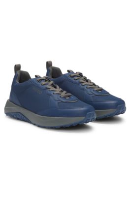 【送料&関税込】Hugo Boss Sneaker With Logo Amazon.com | HUGO Logo Tape Canvas Mix Sneaker, Black