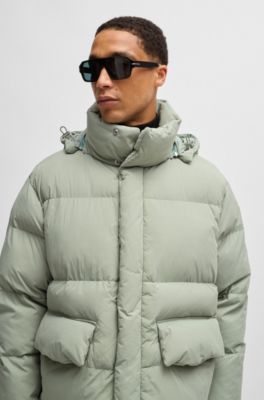 Chaqueta acolchada repelente al agua con monograma Double B, Cal