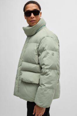 Chaqueta acolchada repelente al agua con monograma Double B, Cal