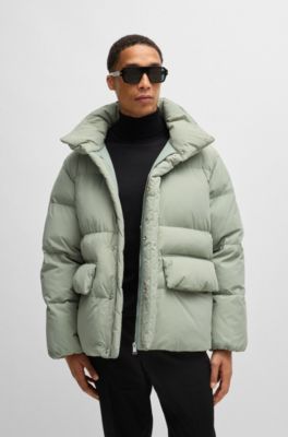 Chaqueta acolchada repelente al agua con monograma Double B, Cal