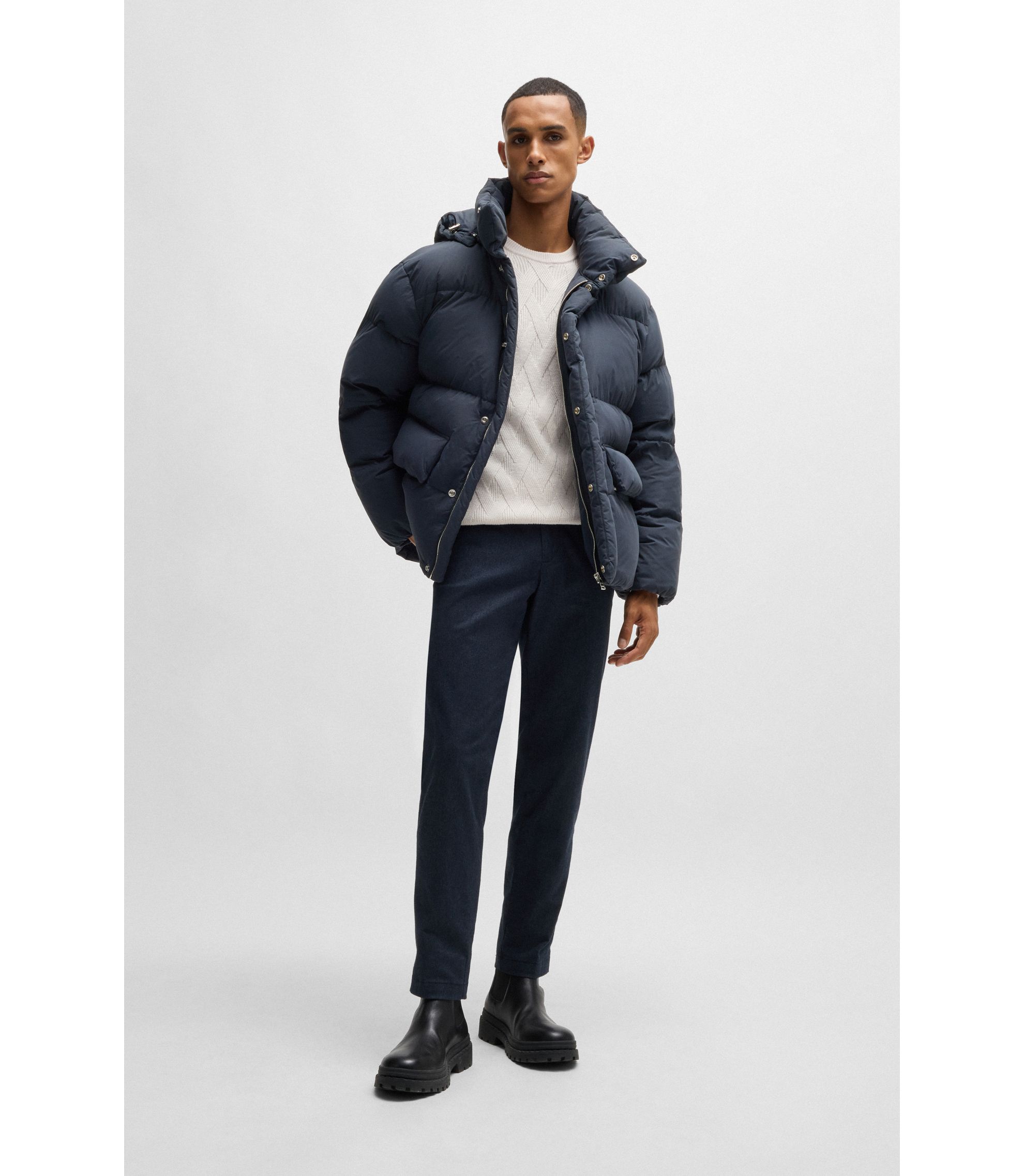 ジャケット・アウター lifemania BOSS PUFFER JACKET lifemania BOSS PUFFER JACKET