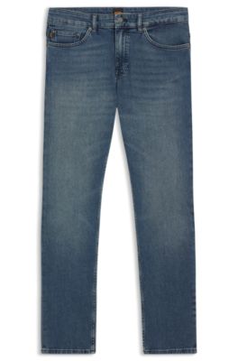 Vaqueros Delaware slim fit de c&oacute;modo tejido vaquero el&aacute;stico azul, Azul