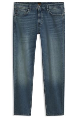 Delaware slim-fit jeans in blue comfort-stretch denim, Blue
