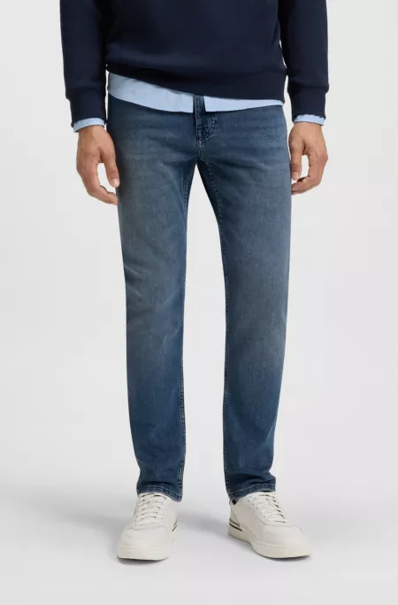 Delaware slim-fit jeans in blue comfort-stretch denim