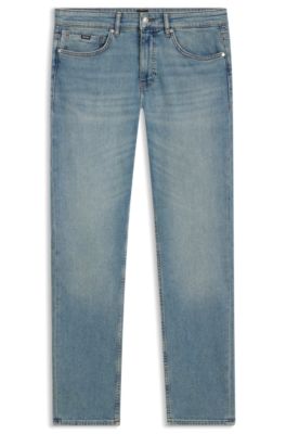 Delaware Jean Slim en denim stretch confortable bleu, Bleu