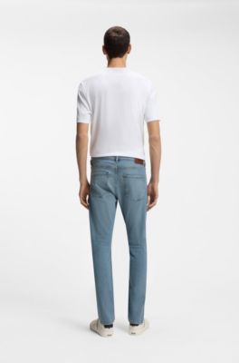 Jean Slim Delaware en denim stretch bleu confortable, Bleu