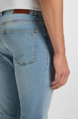 Delaware slim-fit jeans in blue comfort-stretch denim, Blue