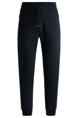 Regular-fit tracksuit bottoms stretch flannel