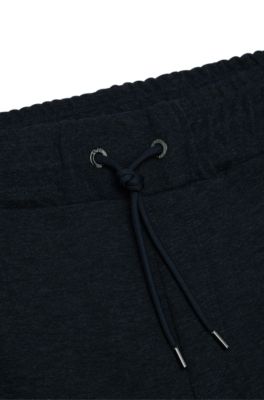 Regular-fit tracksuit bottoms stretch flannel