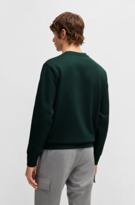 Sudadera de felpa de algod&oacute;n con logo flocado estampado, Cal