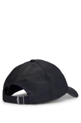 Gorra impermeable con monograma Double B, Negro