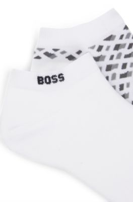 Two-pack of cotton-blend socks in an ankle length