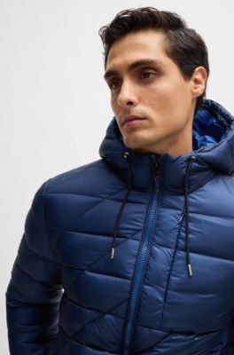 Water-repellent jacket with Double B monogram, Light Blue