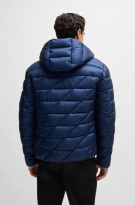 Water-repellent jacket with Double B monogram, Light Blue