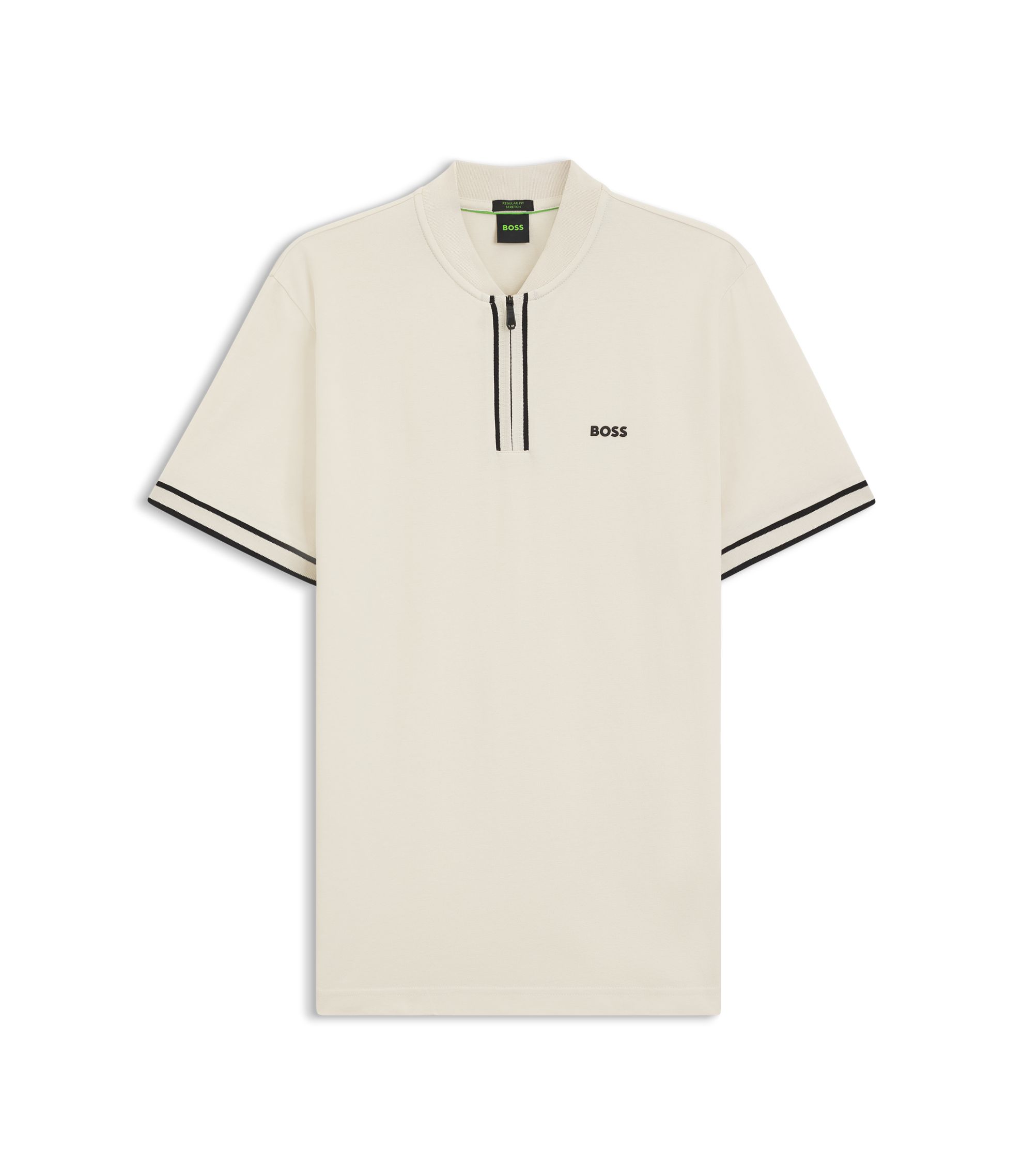 HUGO BOSS ポロシャツ XXL HUGO BOSS (ヒューゴボス) メンズ ポロシャツ 半袖 ハーフジップ