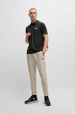 新品 BOSS Matteo Berrettini スリムフィット ポロシャツ BOSS - スリムフィット ポロシャツ コットン ラバーライズドロゴ