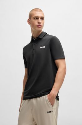 BOSS - BOSS x Matteo Berrettini slim-fit polo shirt with UV