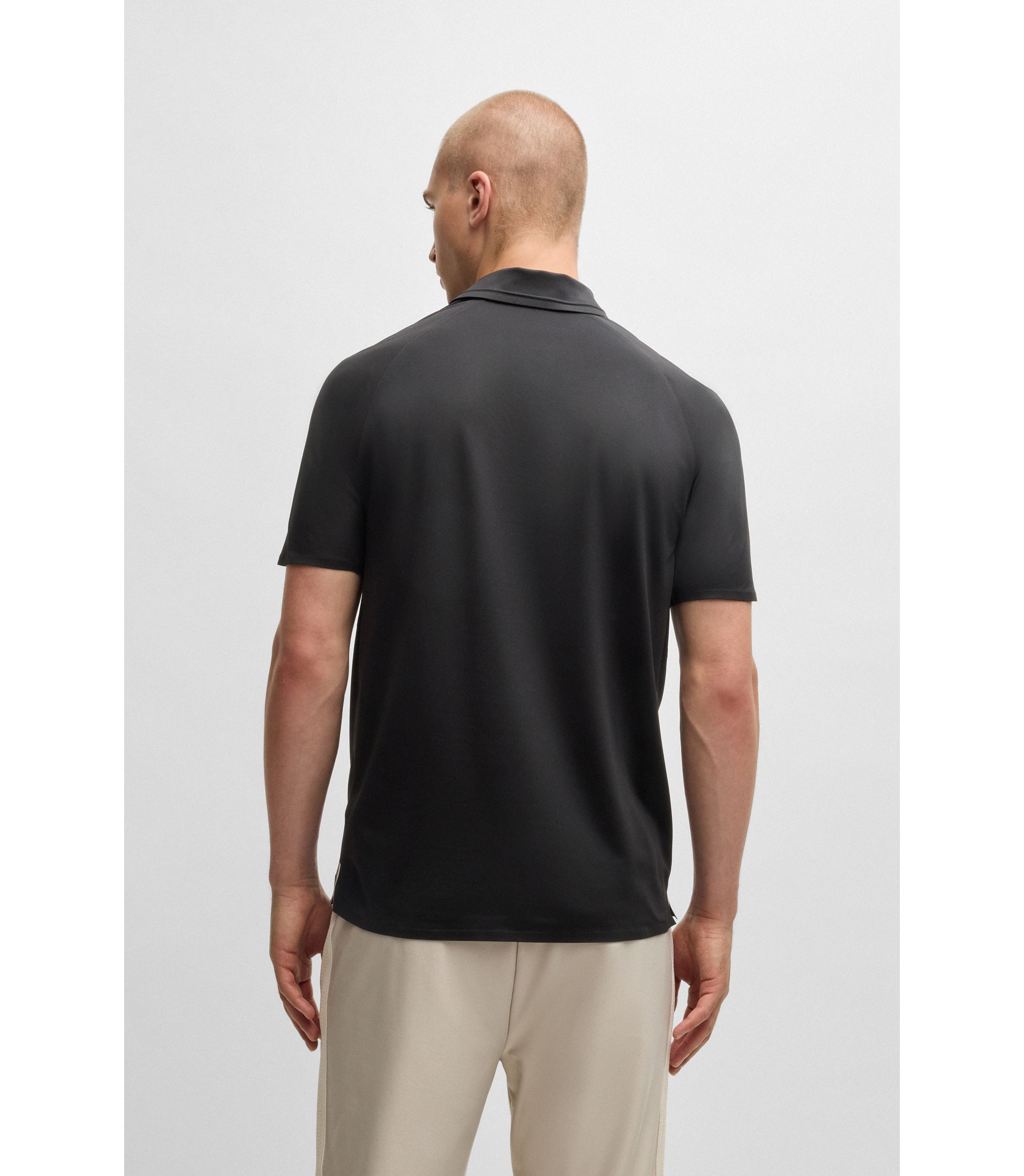 BOSS - BOSS x Matteo Berrettini slim-fit polo shirt with UV