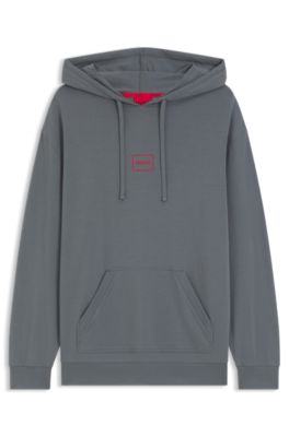 Relaxed-fit hoodie, Grey