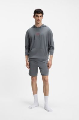 Relaxed-fit hoodie, Grey