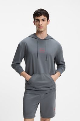 Relaxed-fit hoodie, Grey
