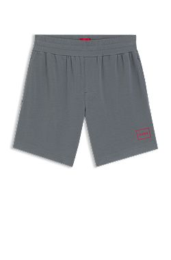 Shorts de algodón elástico