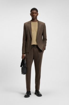 Camiseta oversize fit de algod&oacute;n con logo reflectante, Beige