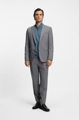 Sweat en molleton de coton avec encolure zipp&eacute;e et logo, bleu clair