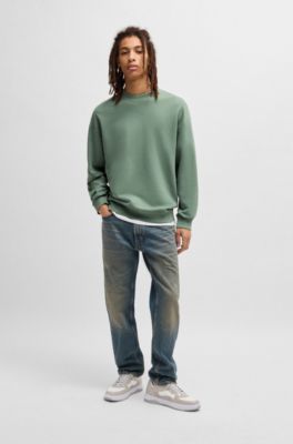 Sudadera relaxed fit en felpa de algod&oacute;n con detalle de logo, Cal