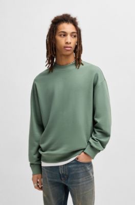 Sudadera relaxed fit en felpa de algod&oacute;n con detalle de logo, Cal