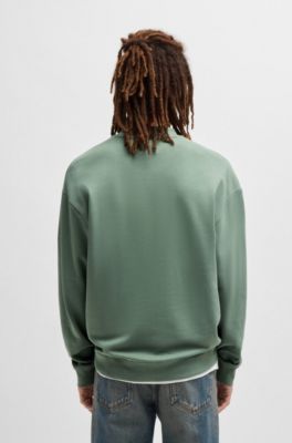 Sudadera relaxed fit en felpa de algod&oacute;n con detalle de logo, Cal