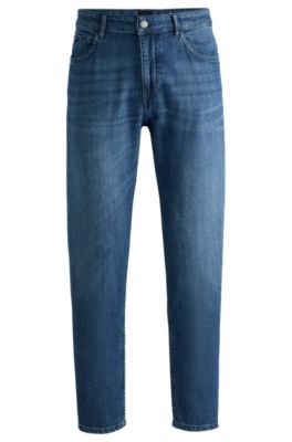 Regular-fit jeans blue mechanical-stretch denim