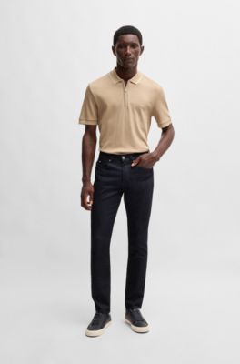 Delaware slim-fit jeans in indigo stretch denim, Dark Blue